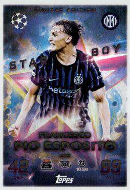 Francesco Pio Esposito #LE3 Topps Match Attack Limited Edition Star Boy 2026