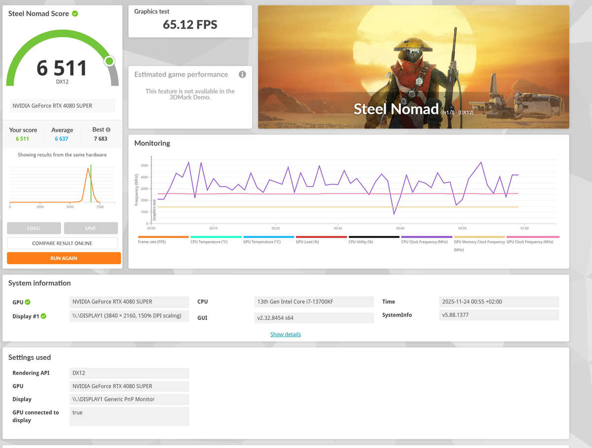 GeForce RTX 4080 SUPER Graphics Card (Palit)