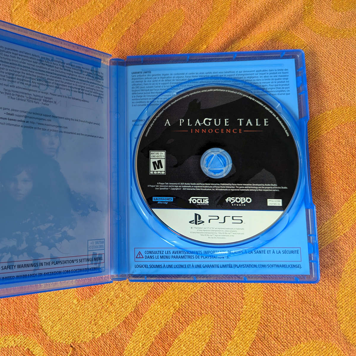A Plague Tale: Innocence game (PS5 Game)