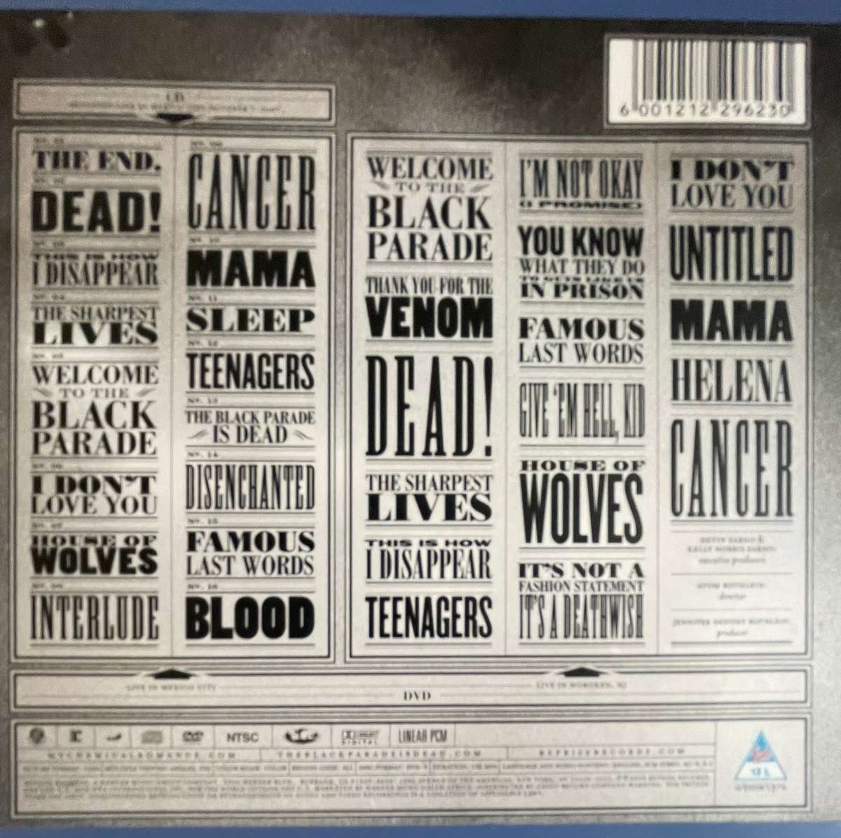 My Chemical Romance The Black Parade is Dead CD