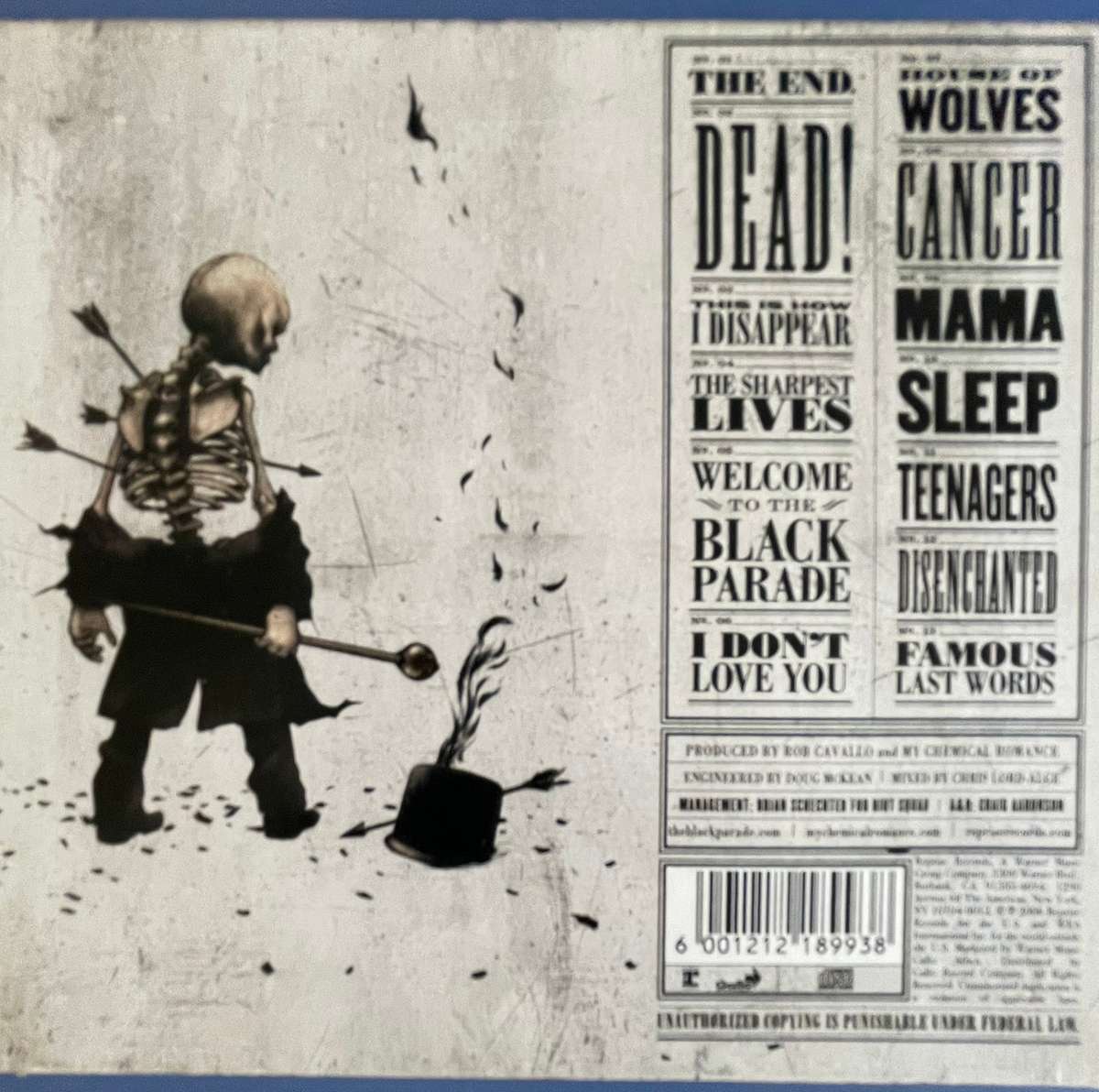 My Chemical Romance The Black Parade CD & poster