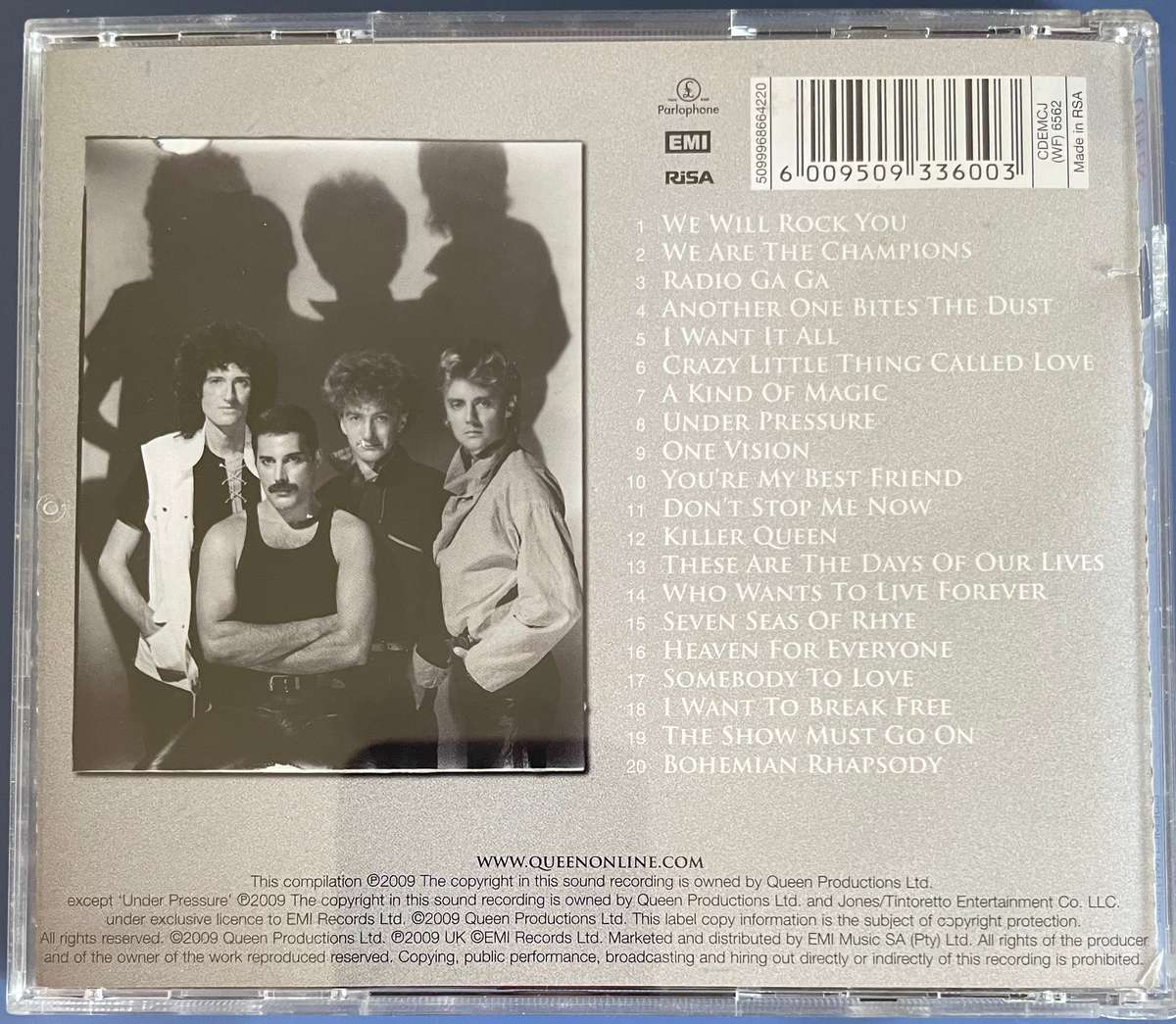 Queen Absolute Greatest CD