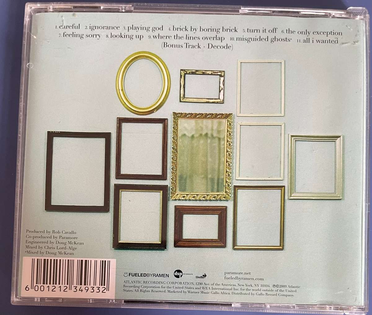 Paramore Brand New Eyes CD