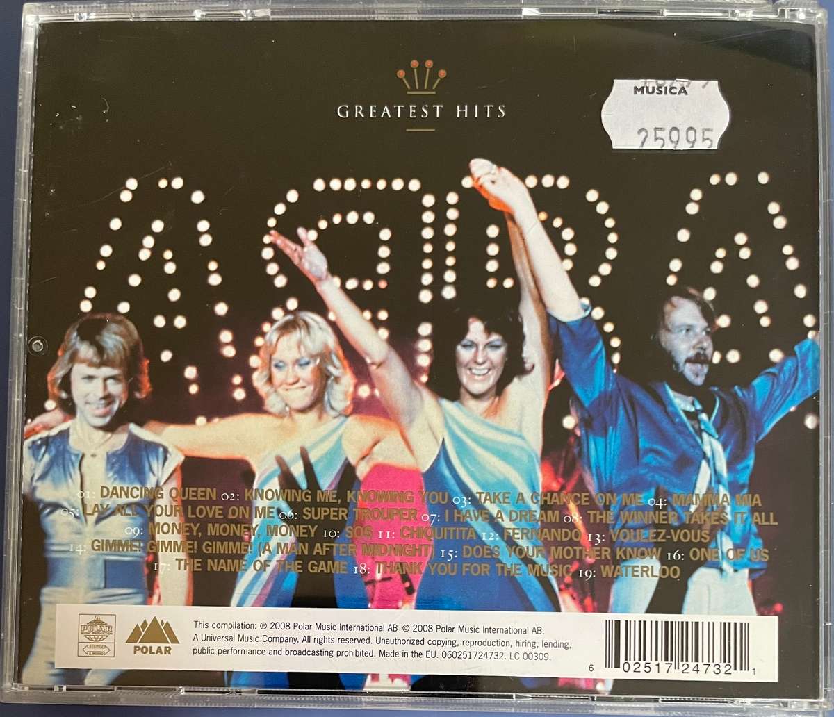 ABBA Gold Greatest Hits CD