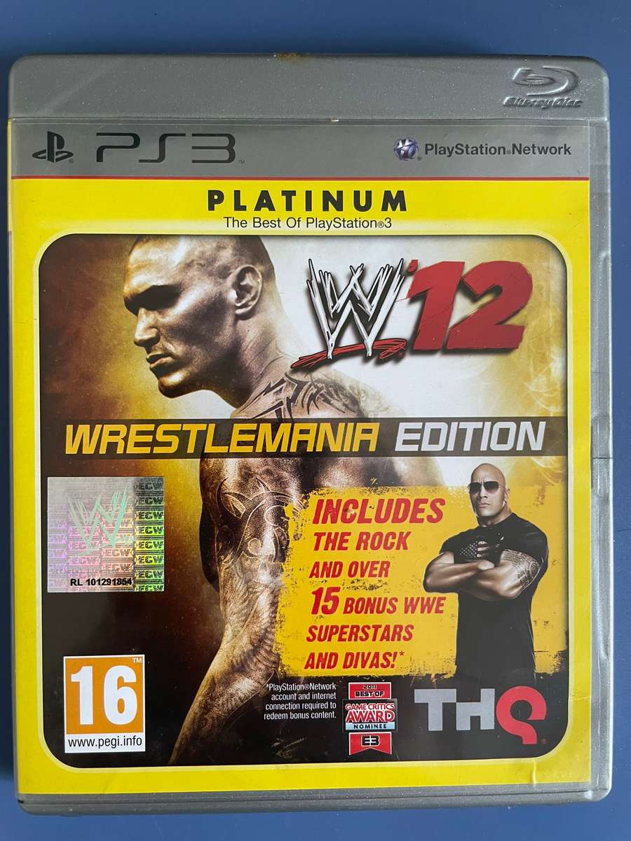 WWE 12 Wrestlemania Edition PS3