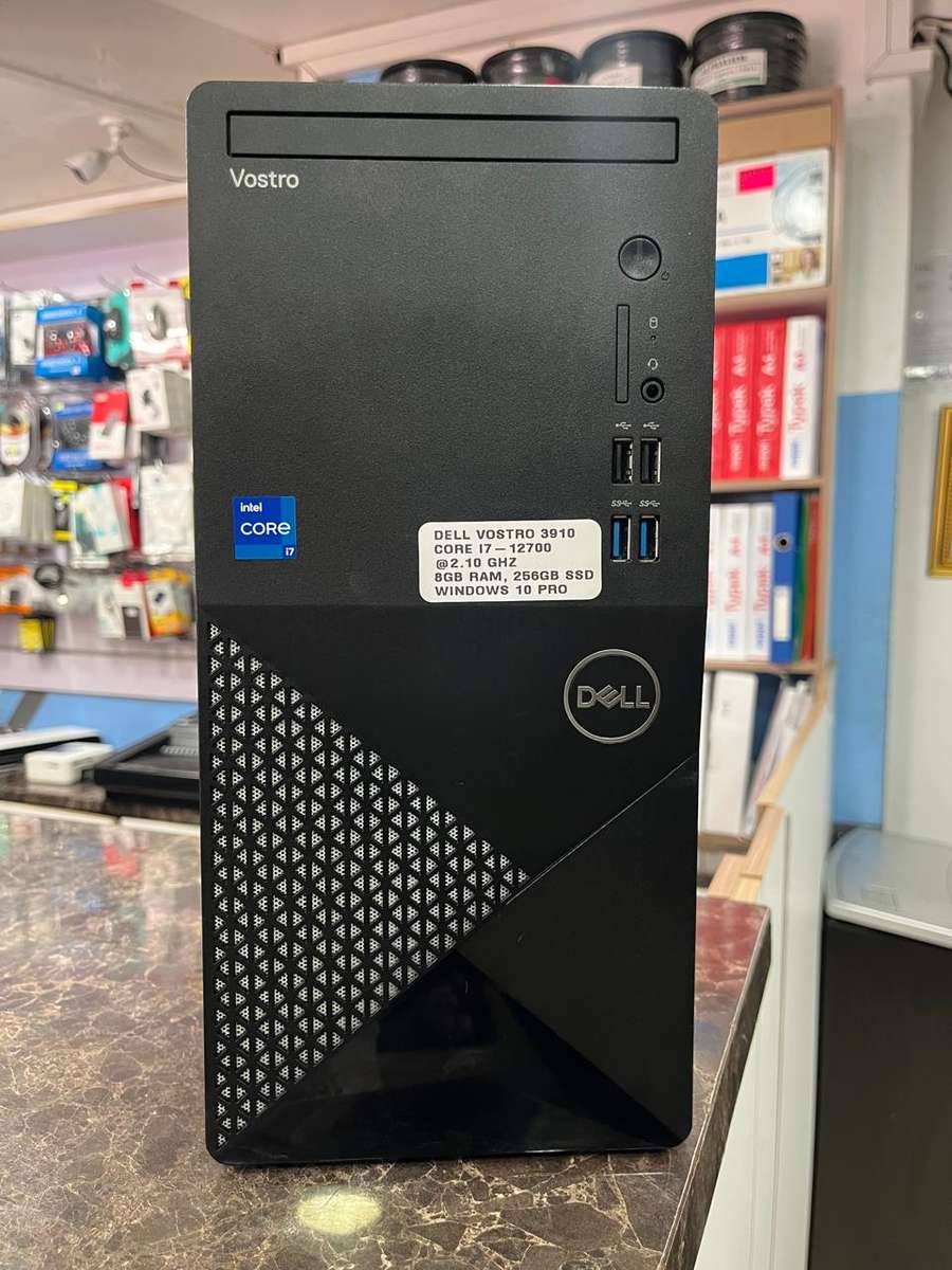 Dell Vostro 3910 Desktop Tower PC - Intel Core i7-12700 256GB SSD 8GB RAM Win 11 Pro