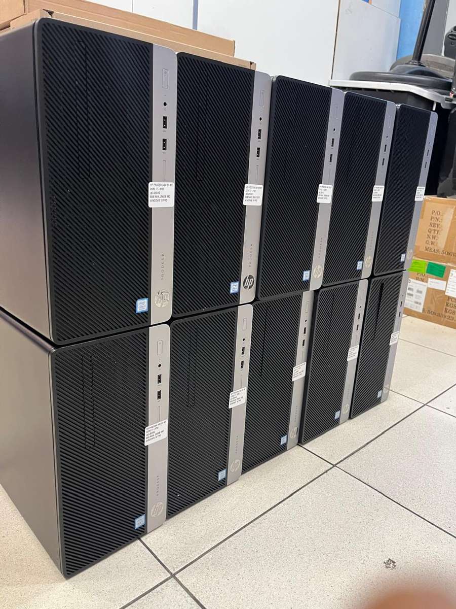 HP PRODESK 400 G5 MT - I7 8700 - 8GB DDR4- 256 SSD- WINDOWS 10 PRO 64 BIT - REFURBISHED