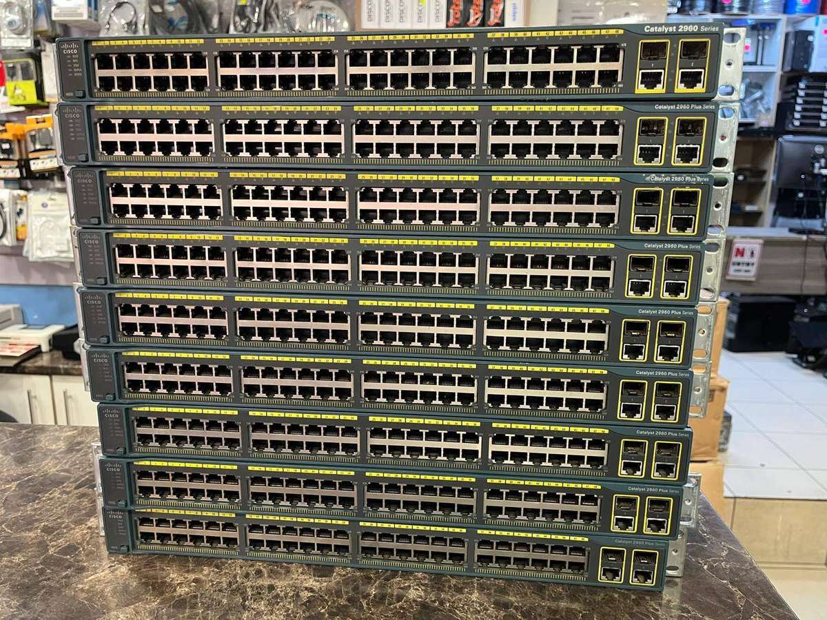 WS-C2960+48TC-L / CISCO CATALYST 2960 PLUS 48-PORT 100MB RJ-45 2-PORT 1GB SFP