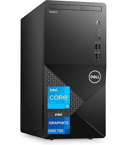 Dell Vostro 3910 Core i3-12100 8GB RAM 256GB SSD Win 11 Pro Desktop Tower PC New.