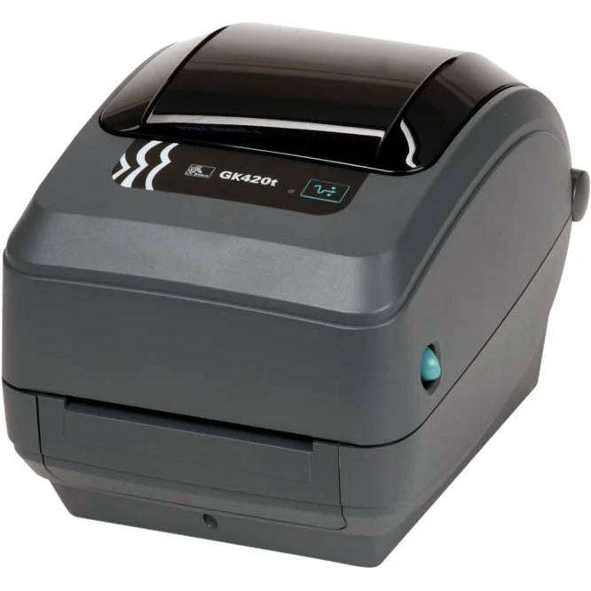Zebra GK420T USB Wired Thermal Transfer & Direct Thermal Label Printer New