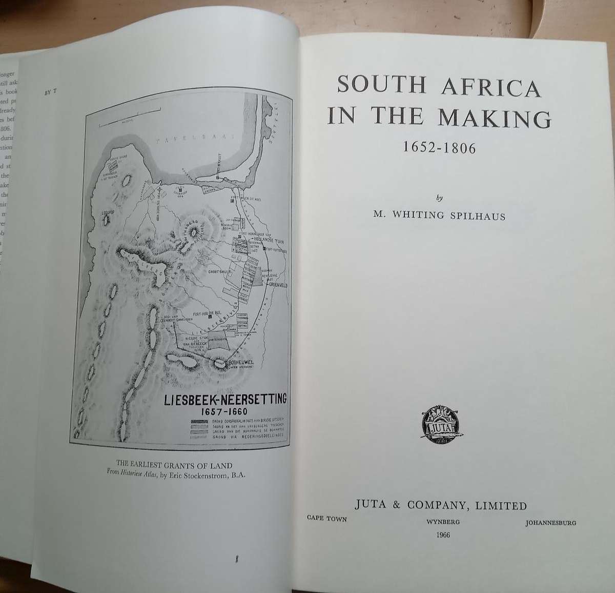 South Africa in the Making 1652-1806 Hardcover - 1966 by Whiting Spilhaus, M