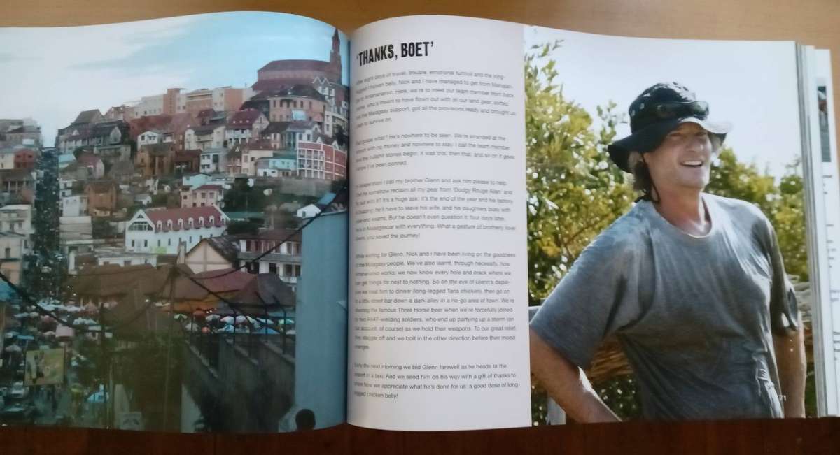 Burnt Vanilla : A Paddle to and a journey Through Madagascar by -David Grier[SIGNED]