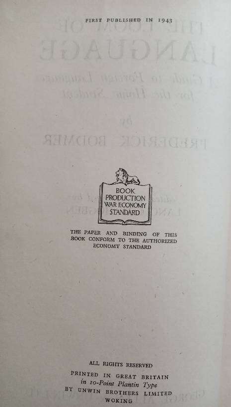 The Loom of Language - Frederick Bodmer 1943