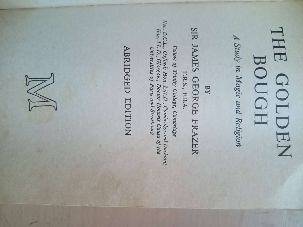 The Golden Bough: A Study in Magic and Religion-J.G.Frazer