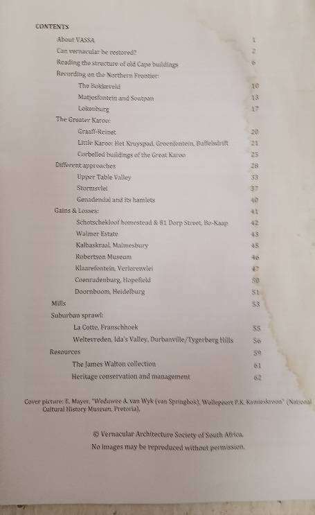 VASSA 50th Anniversary Souvenir Brochure (2014)  A Look Back