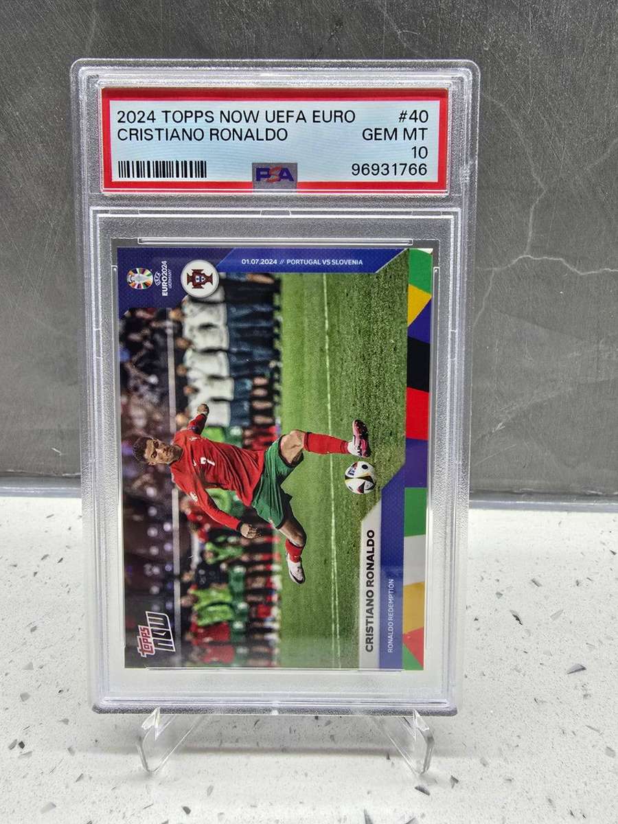 2024 Topps Now UEFA Euro Cristiano Ronaldo PSA 10 #40