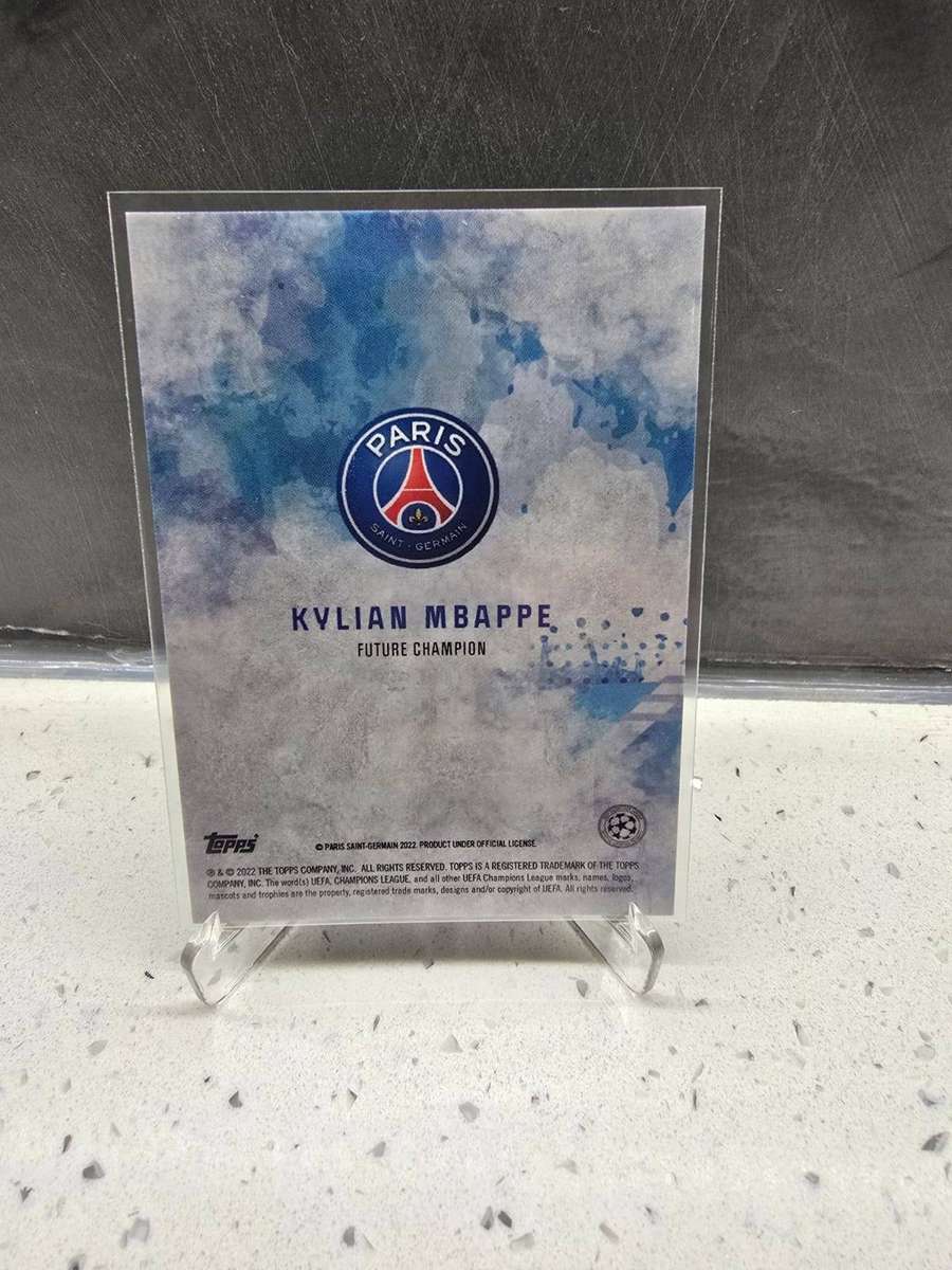 Kylian Mbappe 2022 Topps UEFA CL Future Champion PSG