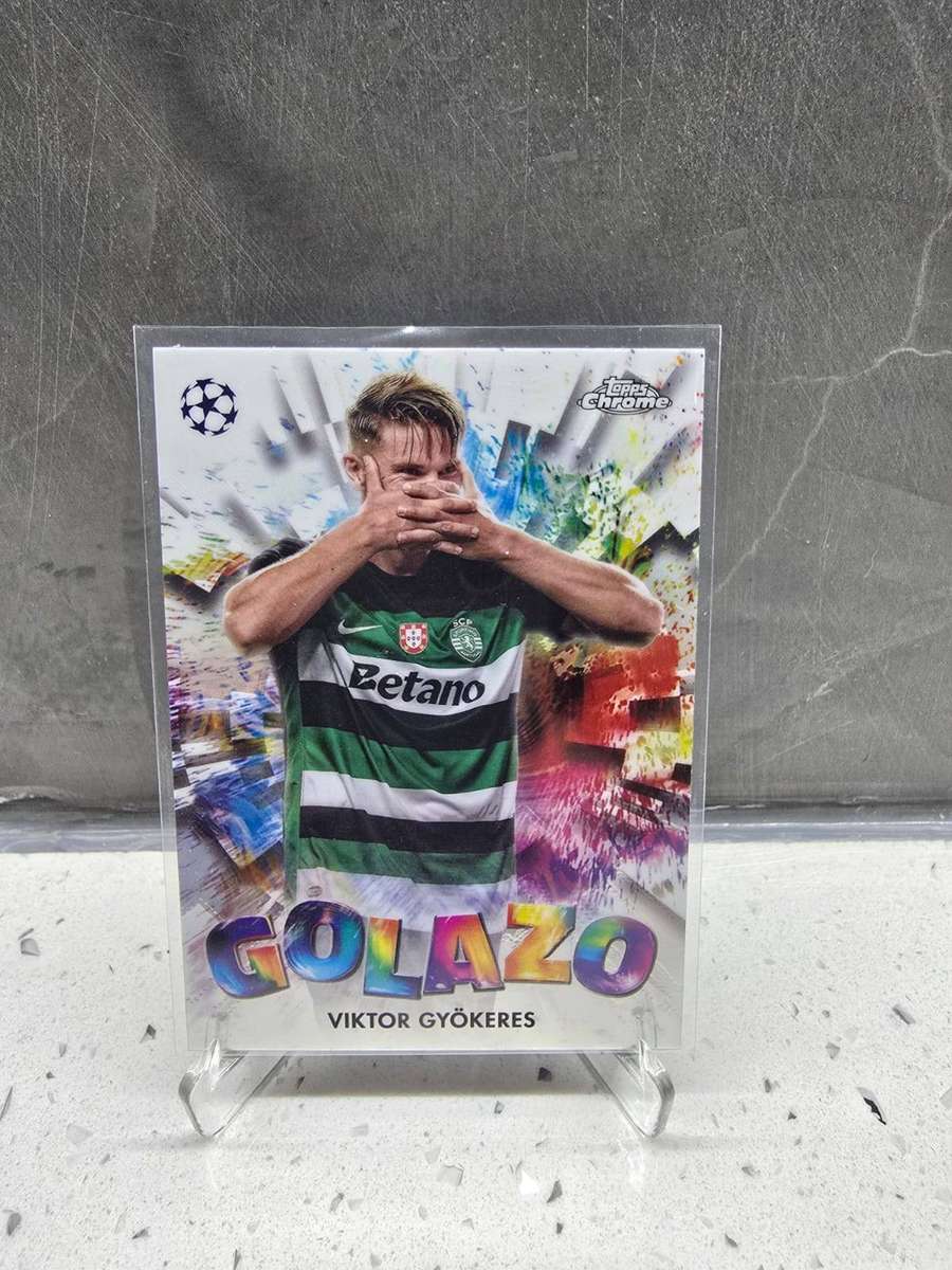 Viktor Gyökeres - 2025 Topps Chrome Golazo UEFA CL #GZ-19 Sporting