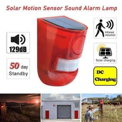 Solar Alarm Lamp