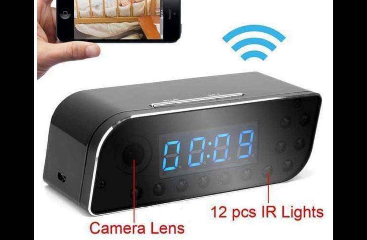 HD Wi-Fi Clock Camera