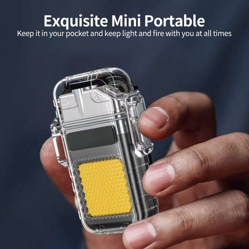 Mini Keychain Light With Lighter