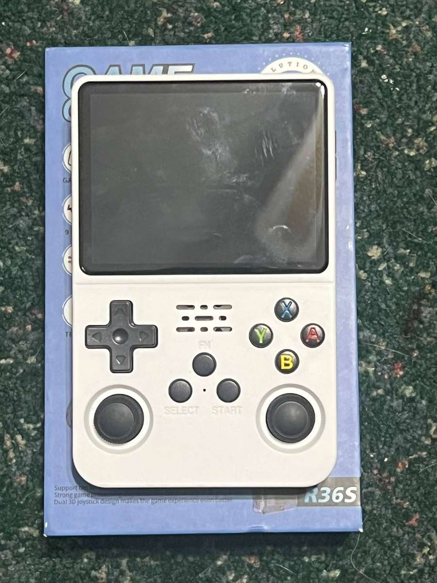 R36S Handheld Gaming Console White