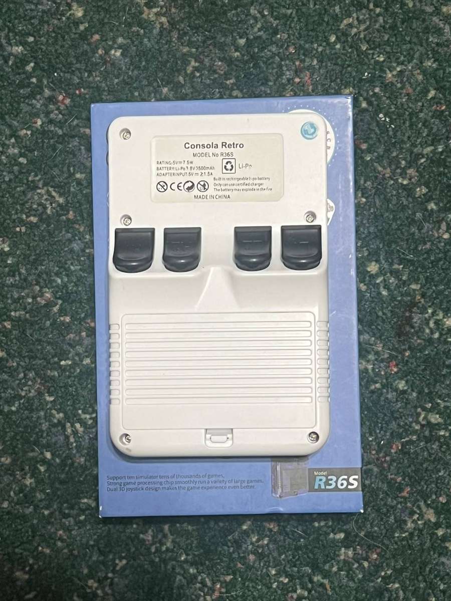 R36S Handheld Gaming Console White