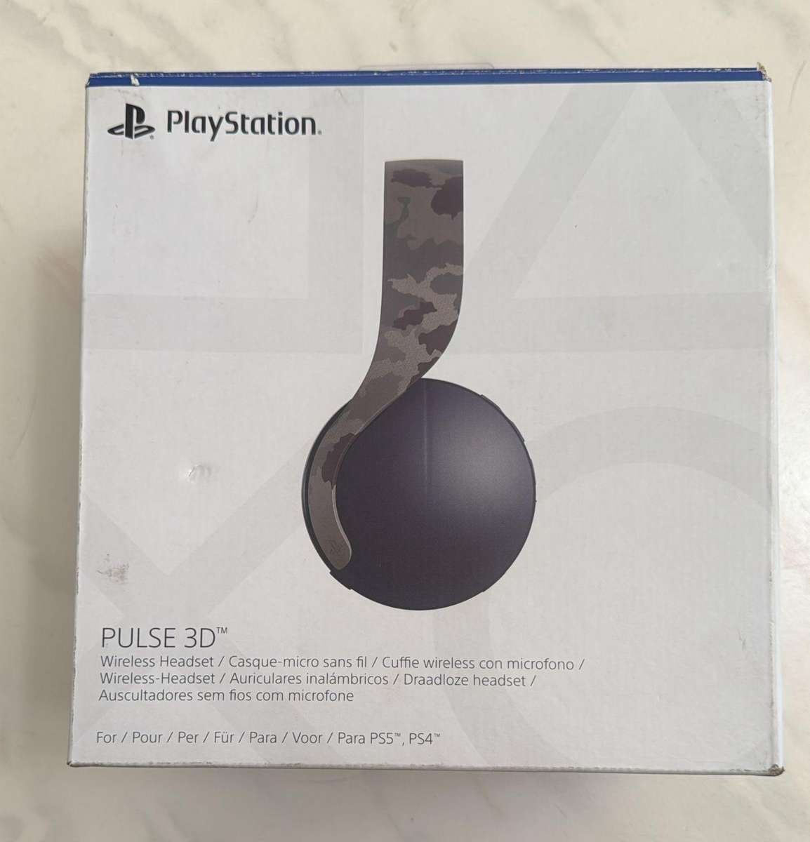 Sony Pulse 3D Wireless Headset Grey Camo