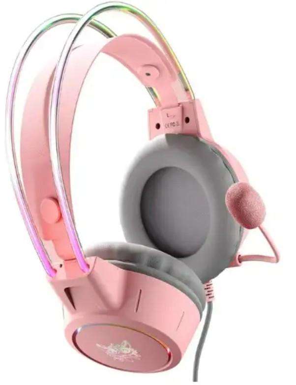 OPEN BOX ONIKUMA - X15 Pro - Stereo Surround Headphones With RGB Lighting - Pink