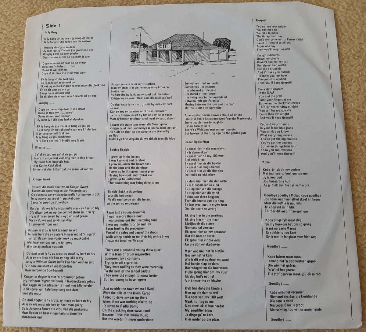 BAKGAT! vinyl DOUBLE LP Record - Collector's Item - Music by David Kramer - Relive those memories!