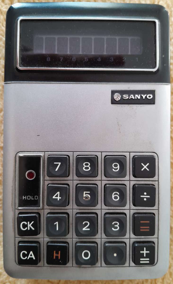Sanyo ICC-810 Calculator - Collector's Item