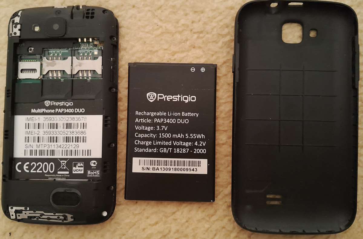 Prestigio PAP3400 DUO - Cell phone - Collector's Item