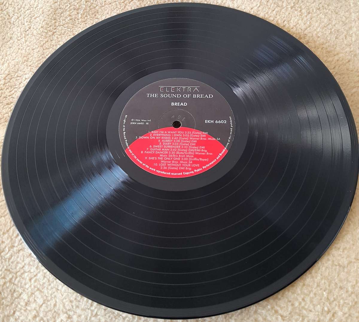 The Sound of Bread - Their 20 Finest Songs - vinyl LP record - David Gates - Collector's Item