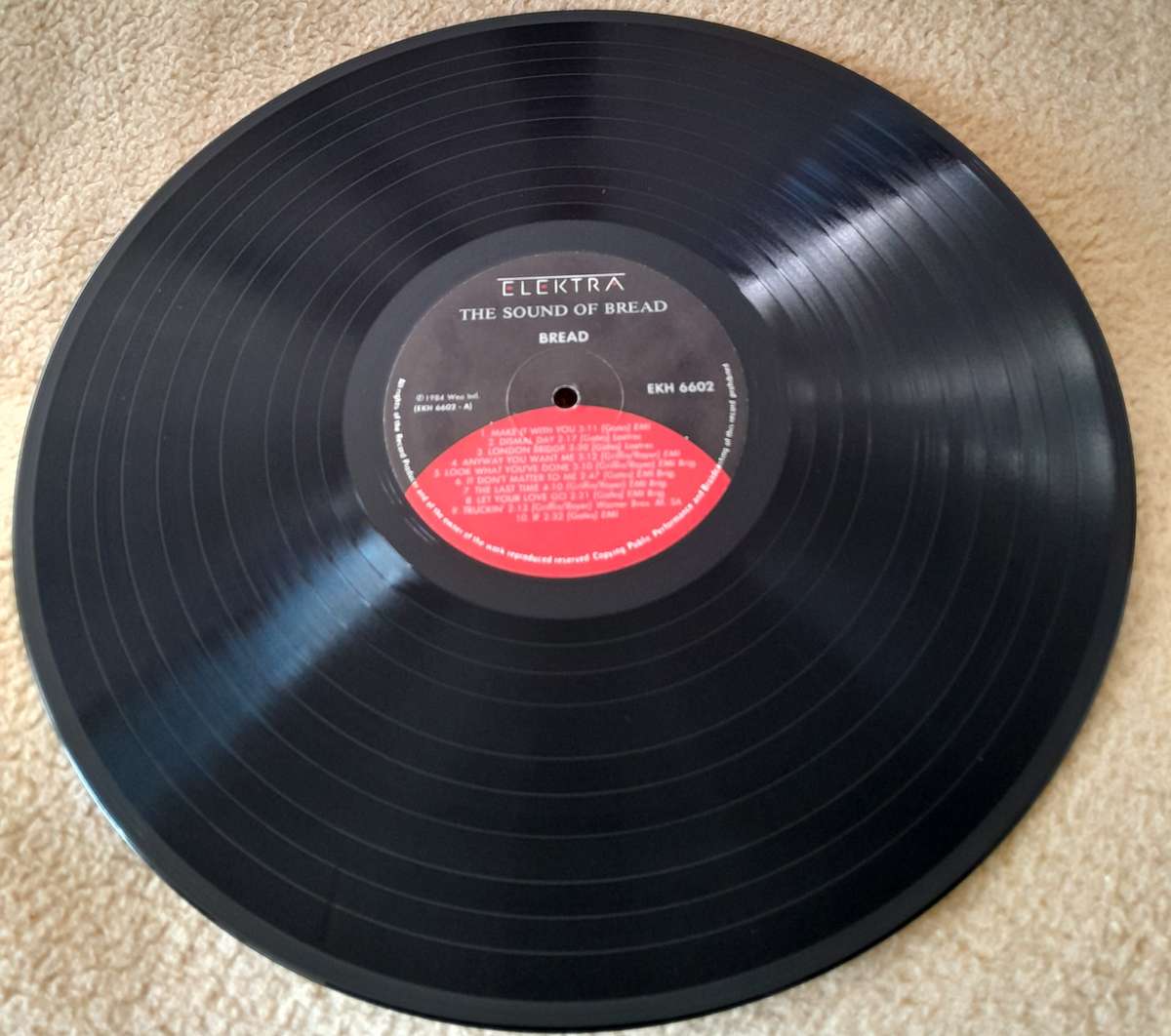 The Sound of Bread - Their 20 Finest Songs - vinyl LP record - David Gates - Collector's Item