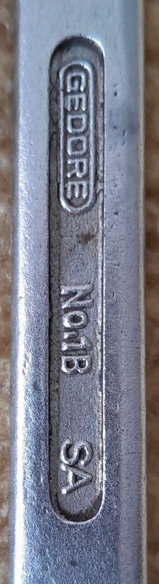 Gedore 1/2" 13 17 19 22 Combination Spanner Set - Ideal for the car and motorbike mechanic, workshop