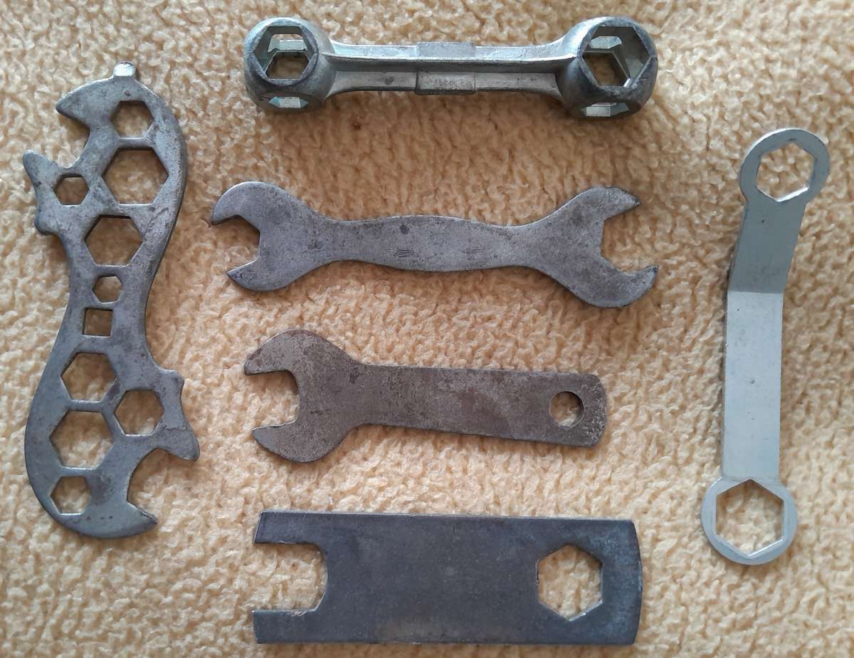 Various Bicycle Spanners
