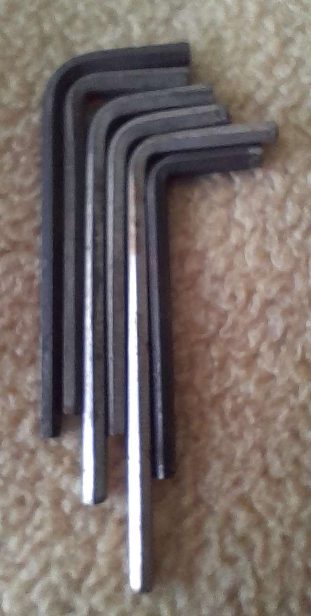 Allen Keys Set Various Sizes