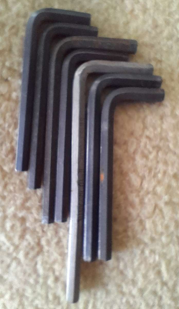 Allen Keys Set Various Sizes