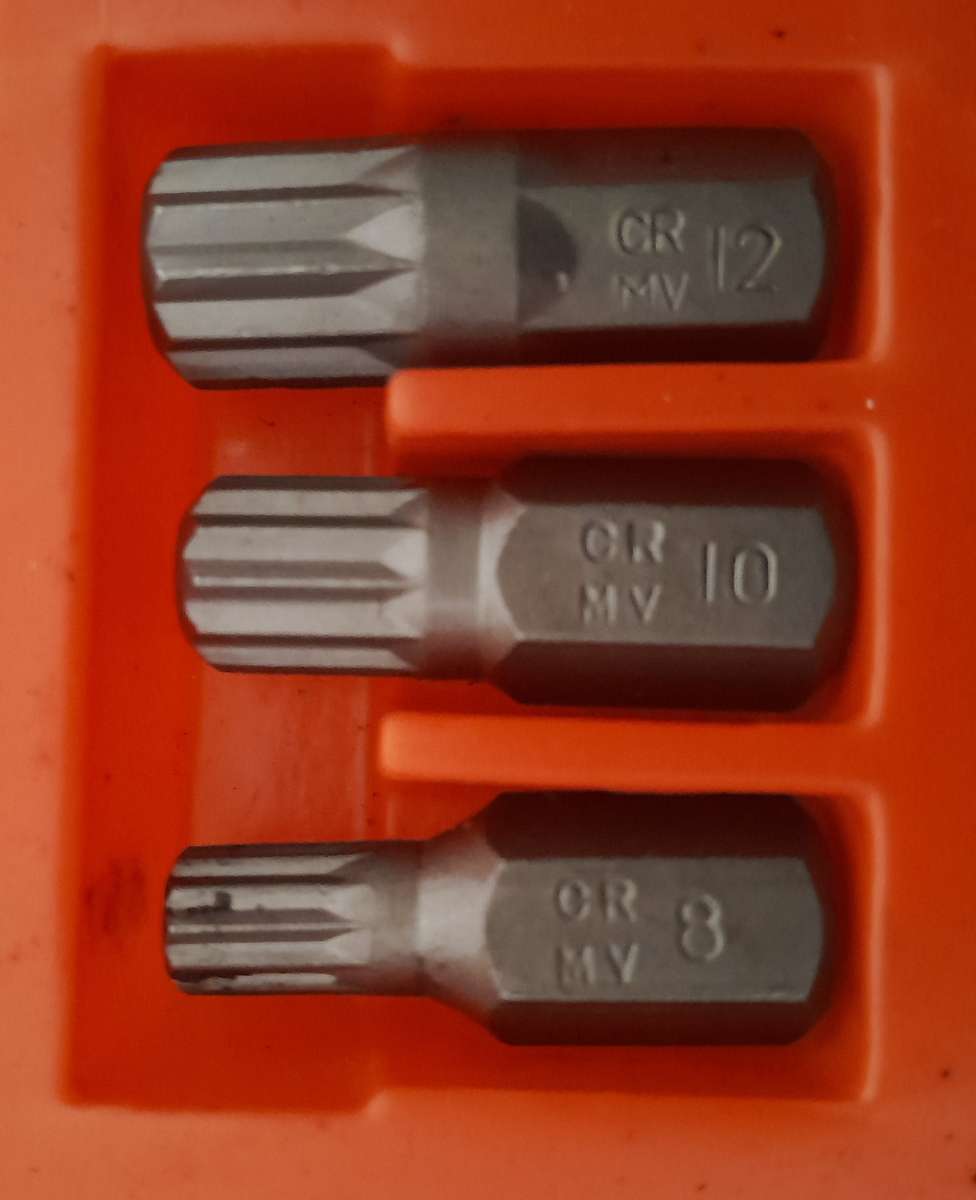 Torx Head Set 1/2" Socket - 5 Piece