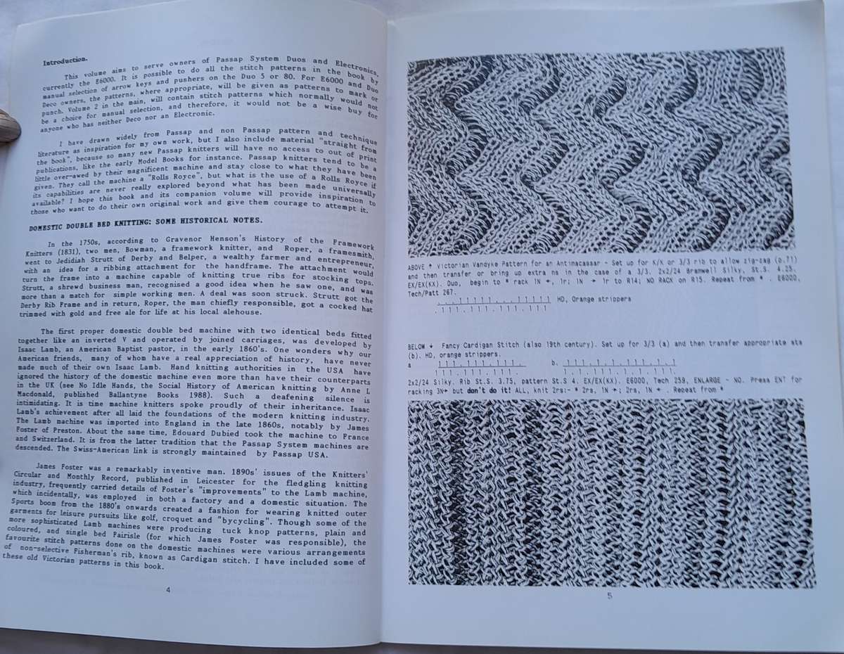 PASSAP SYSTEM Knitting and Pattern Techniques Volume 1 by Kathleen Kinder