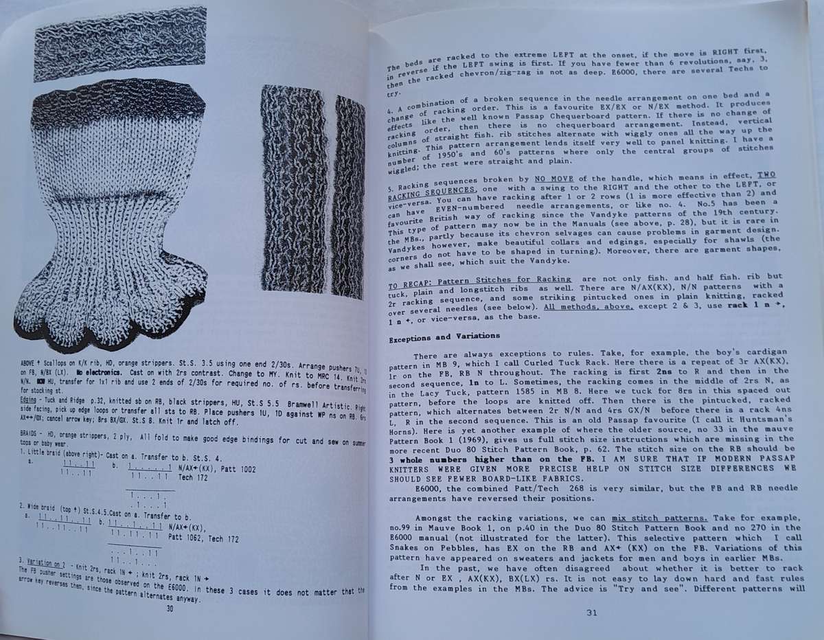 PASSAP SYSTEM Knitting and Pattern Techniques Volume 1 by Kathleen Kinder
