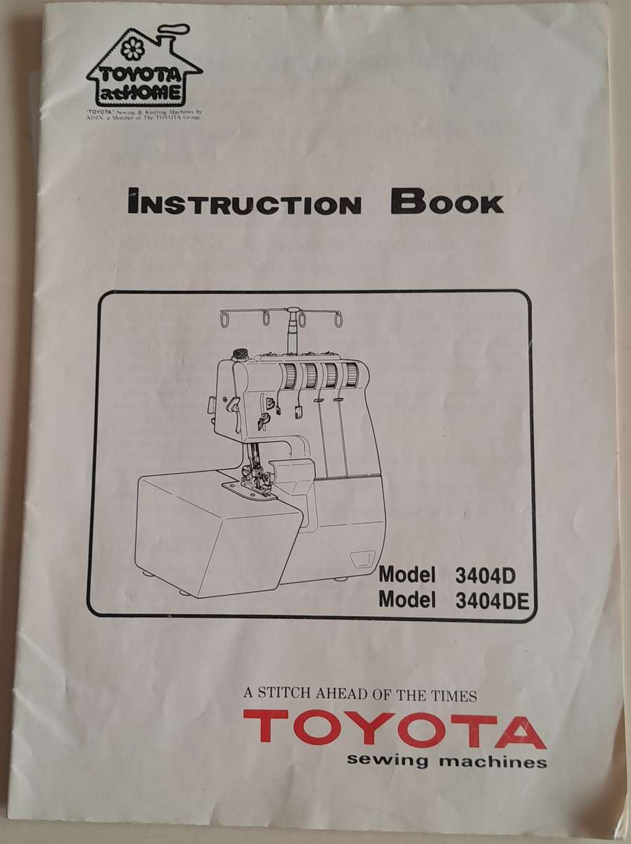Toyota Differential Overlocker 3404D - Ideal for sewing enthusiasts and professionals