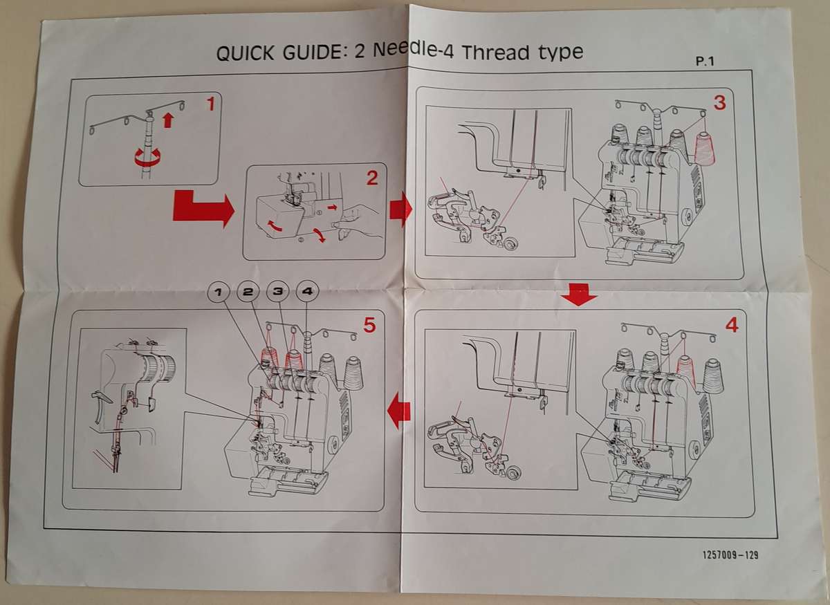 Toyota Differential Overlocker 3404D - Ideal for sewing enthusiasts and professionals