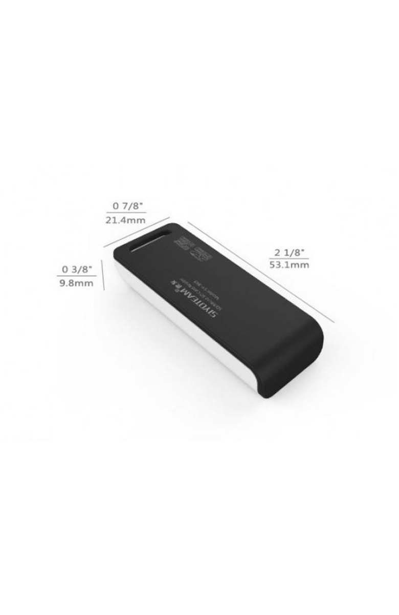 SIYOTEAM Hi-Speed USB 2.0 Card Reader (White & Black)
