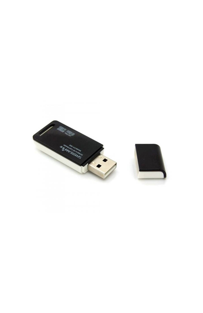 SIYOTEAM Hi-Speed USB 2.0 Card Reader (White & Black)