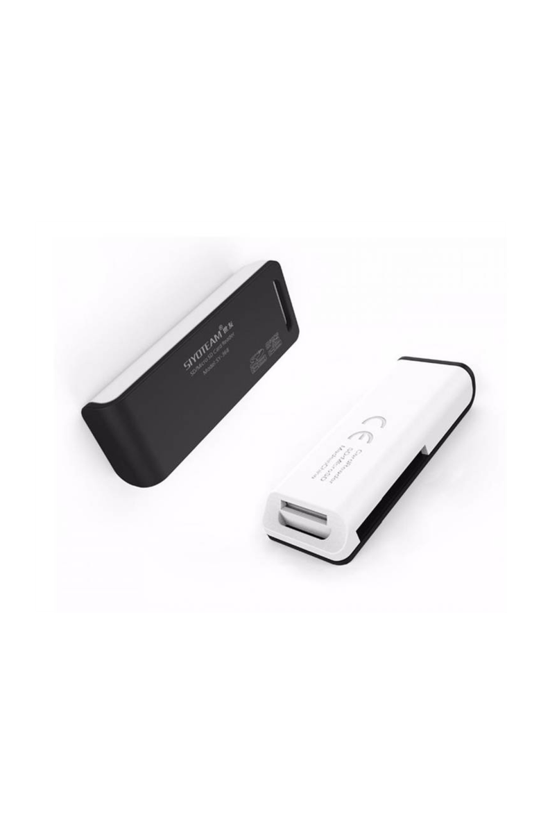 SIYOTEAM Hi-Speed USB 2.0 Card Reader (White & Black)