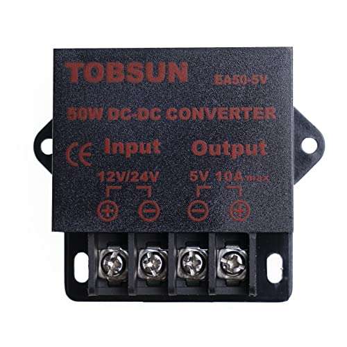 DC 12V 24V to 5V 15A 75W Converter DC Voltage Reducer Regulator Step Down Buck Converter PSU