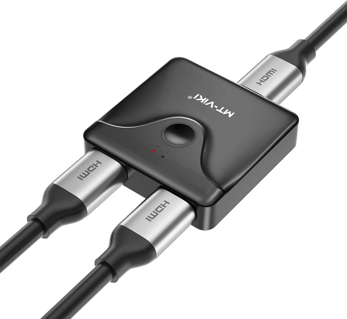 MT-VIKI 4K HDMI Switch 2 in 1 Out Bi-Directional HDMI 2.0 Switcher Splitter 1 in 2 Out (One Display)