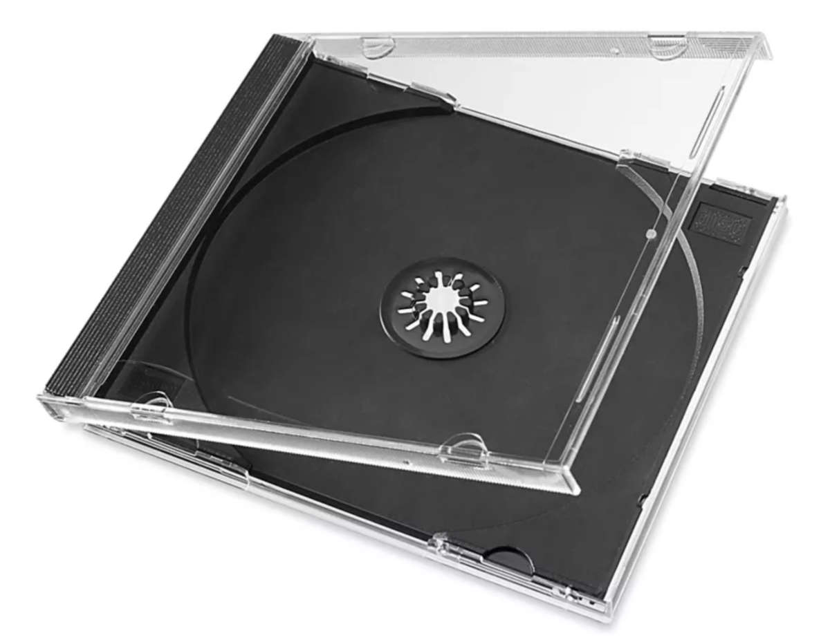 CD / DVD Case Single Black (9 Pack)