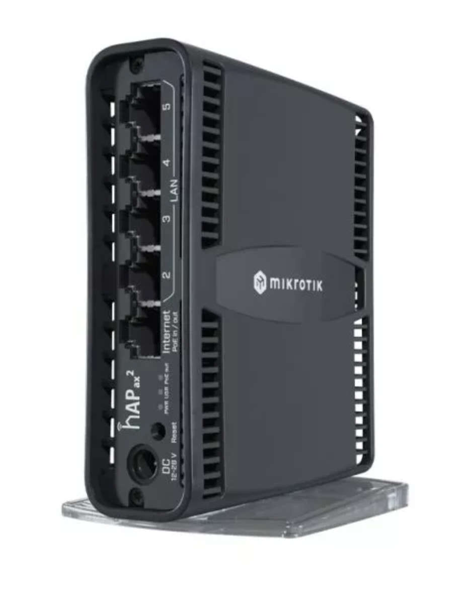 MikroTik hAP ax2 5 Port Gigabit 1800Mbps WiFi 6 Router | C52iG-5HaxD2HaxD-TC